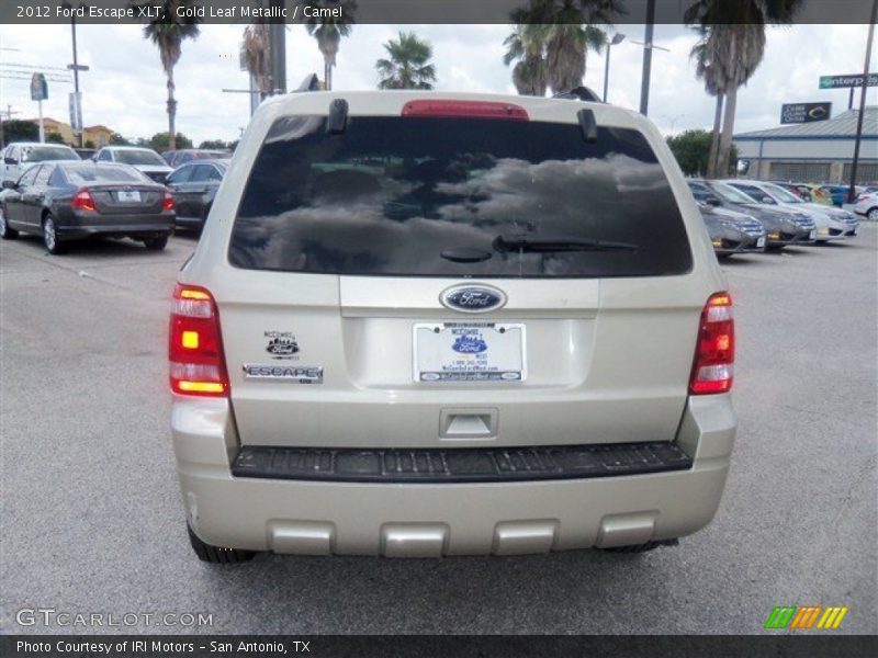Gold Leaf Metallic / Camel 2012 Ford Escape XLT
