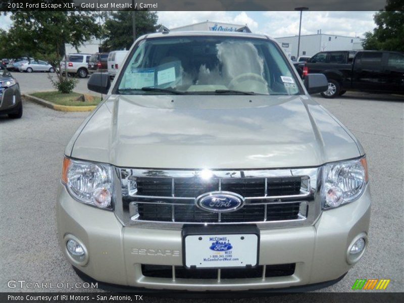 Gold Leaf Metallic / Camel 2012 Ford Escape XLT