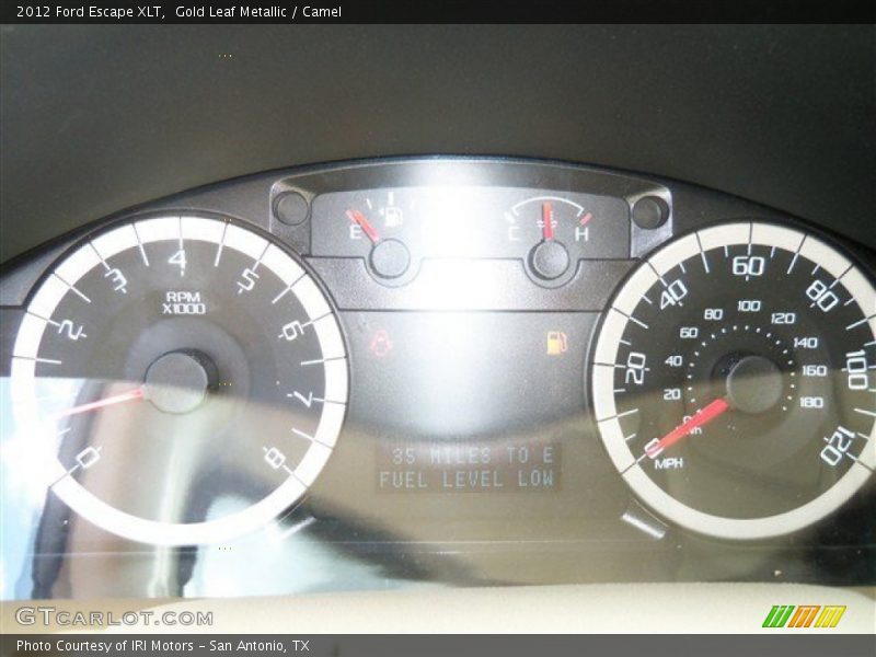 Gold Leaf Metallic / Camel 2012 Ford Escape XLT