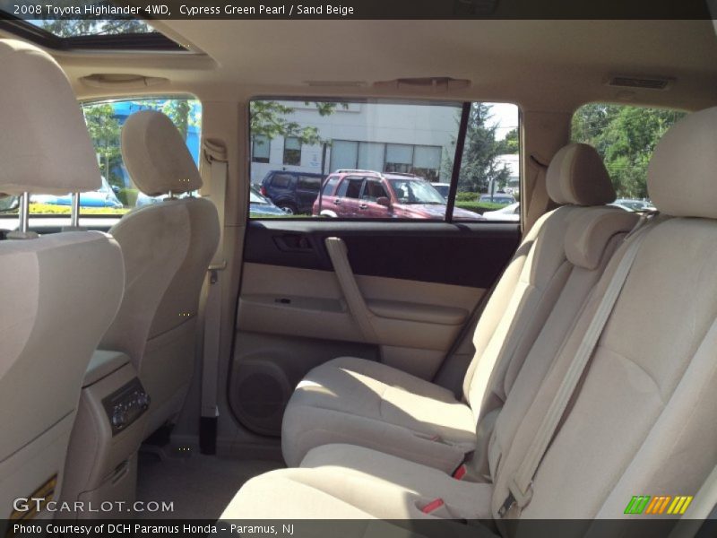 Cypress Green Pearl / Sand Beige 2008 Toyota Highlander 4WD