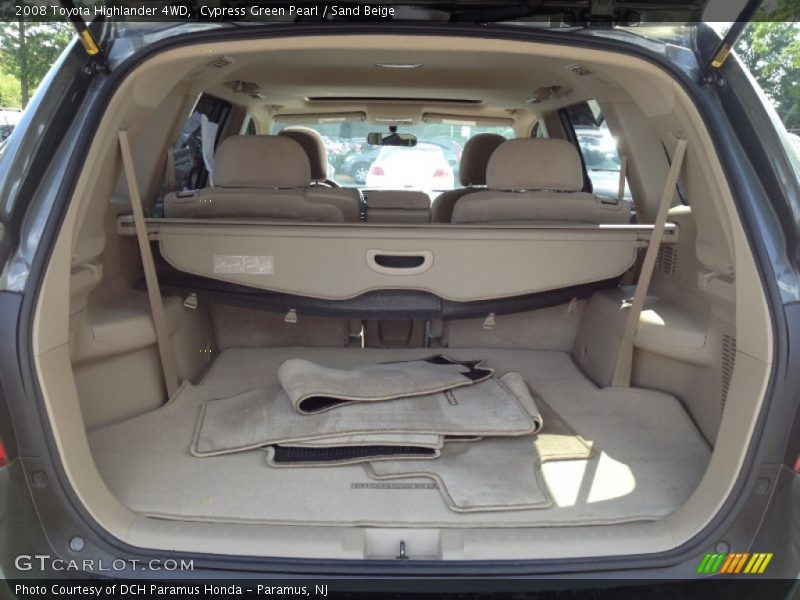 Cypress Green Pearl / Sand Beige 2008 Toyota Highlander 4WD