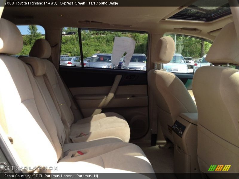 Cypress Green Pearl / Sand Beige 2008 Toyota Highlander 4WD