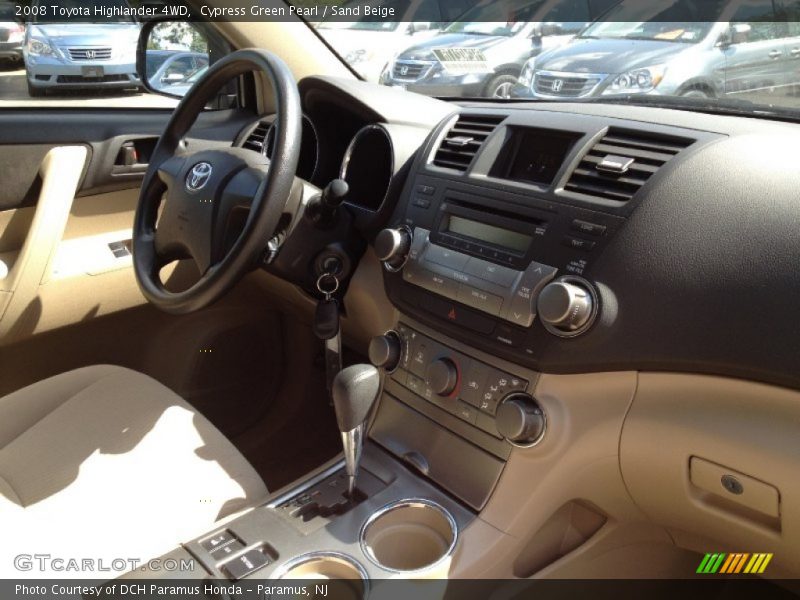 Cypress Green Pearl / Sand Beige 2008 Toyota Highlander 4WD
