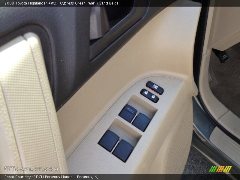 Cypress Green Pearl / Sand Beige 2008 Toyota Highlander 4WD