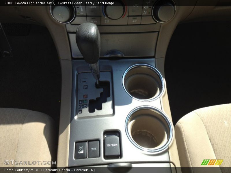 Cypress Green Pearl / Sand Beige 2008 Toyota Highlander 4WD
