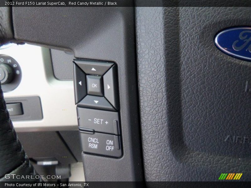 Controls of 2012 F150 Lariat SuperCab