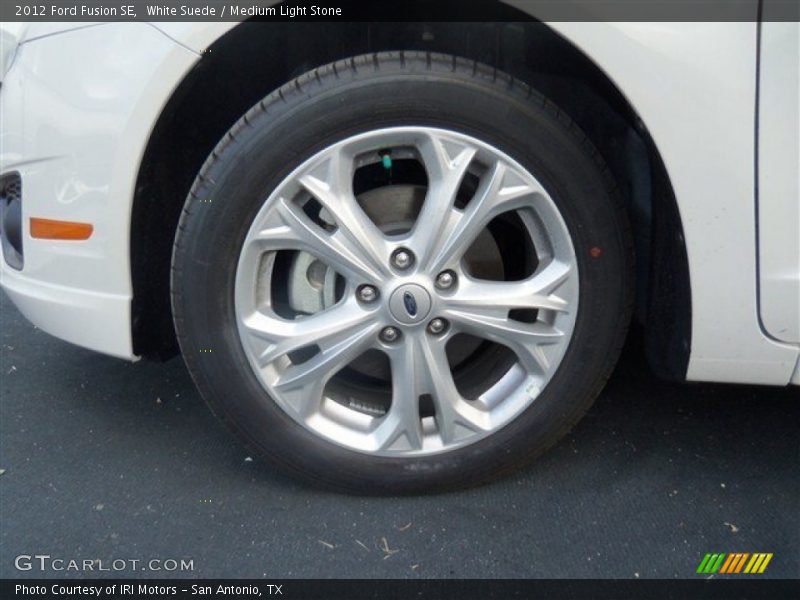 White Suede / Medium Light Stone 2012 Ford Fusion SE