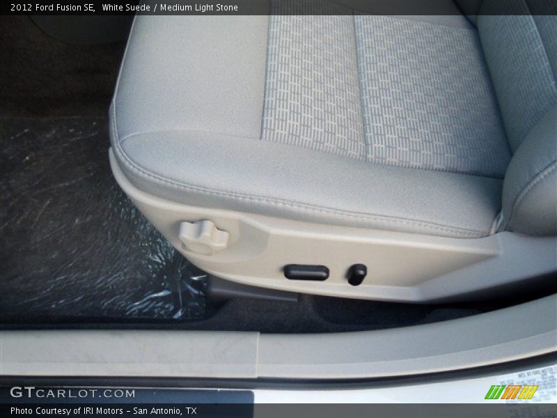 White Suede / Medium Light Stone 2012 Ford Fusion SE
