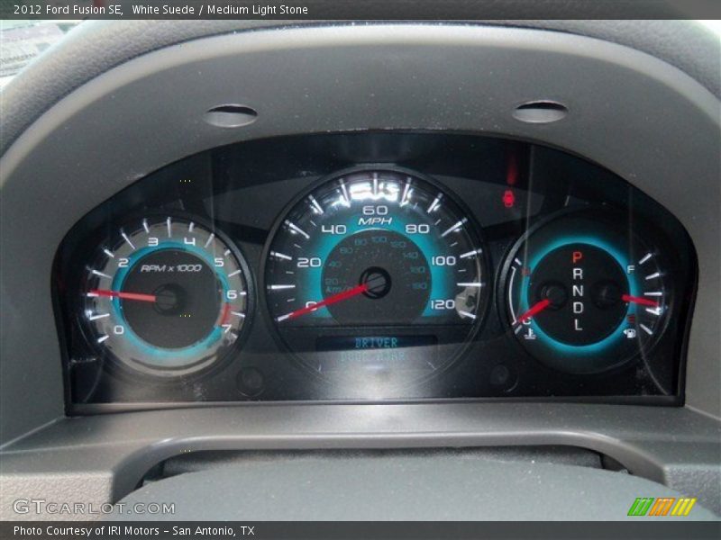 White Suede / Medium Light Stone 2012 Ford Fusion SE