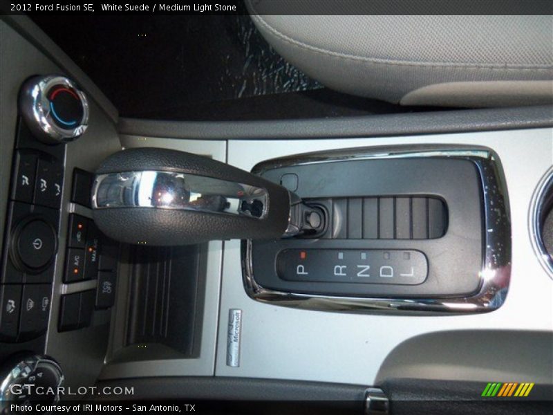 White Suede / Medium Light Stone 2012 Ford Fusion SE