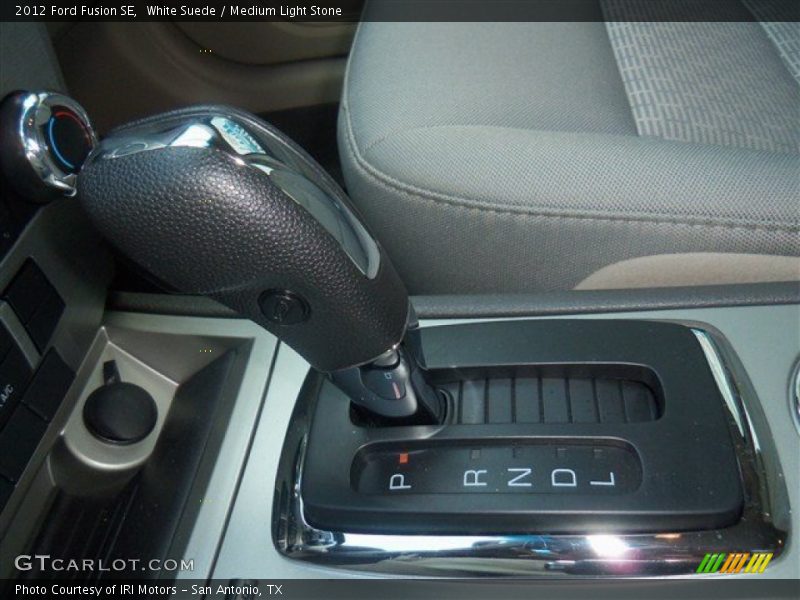 White Suede / Medium Light Stone 2012 Ford Fusion SE