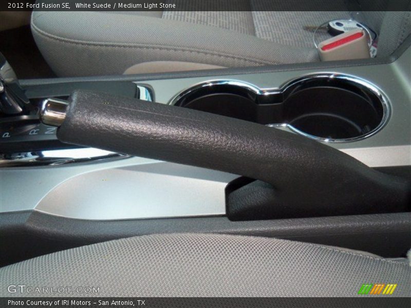 White Suede / Medium Light Stone 2012 Ford Fusion SE