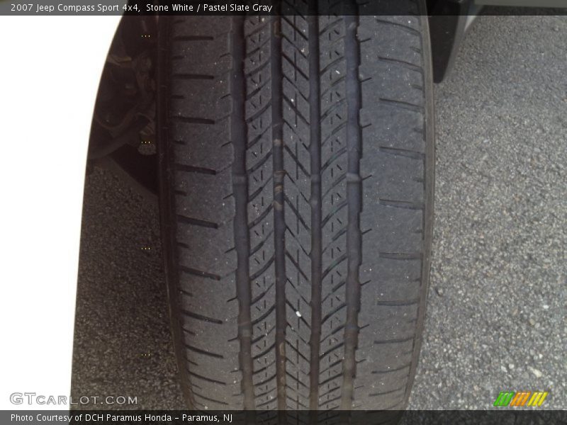 Stone White / Pastel Slate Gray 2007 Jeep Compass Sport 4x4