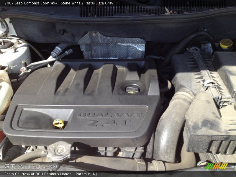 Stone White / Pastel Slate Gray 2007 Jeep Compass Sport 4x4