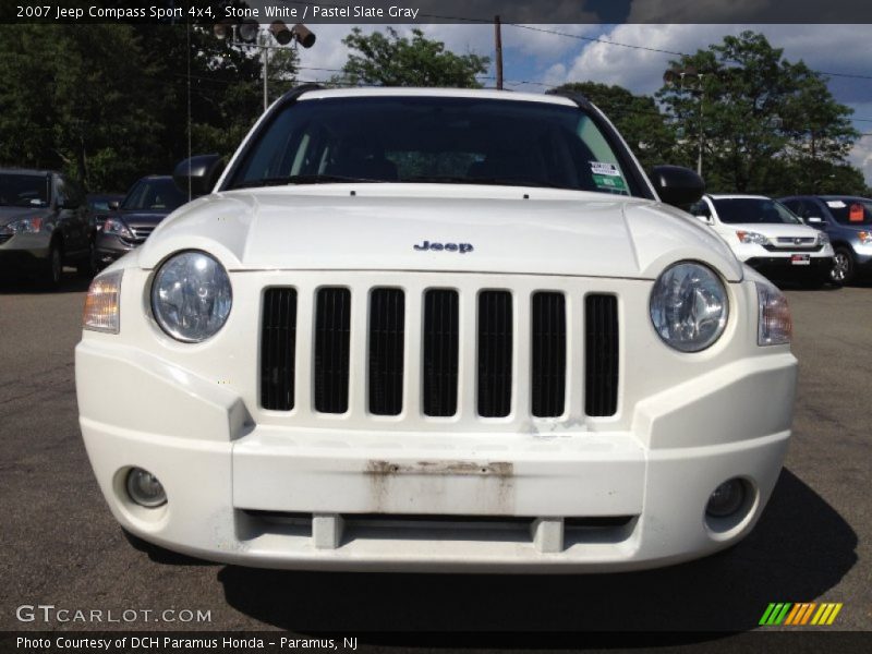 Stone White / Pastel Slate Gray 2007 Jeep Compass Sport 4x4