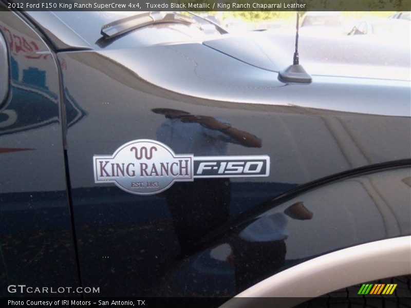 Tuxedo Black Metallic / King Ranch Chaparral Leather 2012 Ford F150 King Ranch SuperCrew 4x4