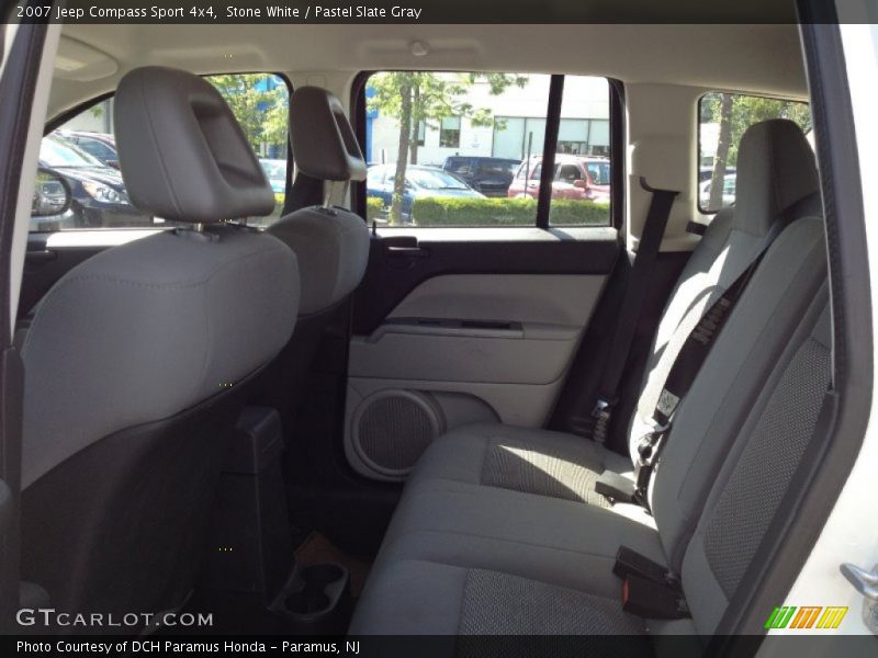 Stone White / Pastel Slate Gray 2007 Jeep Compass Sport 4x4