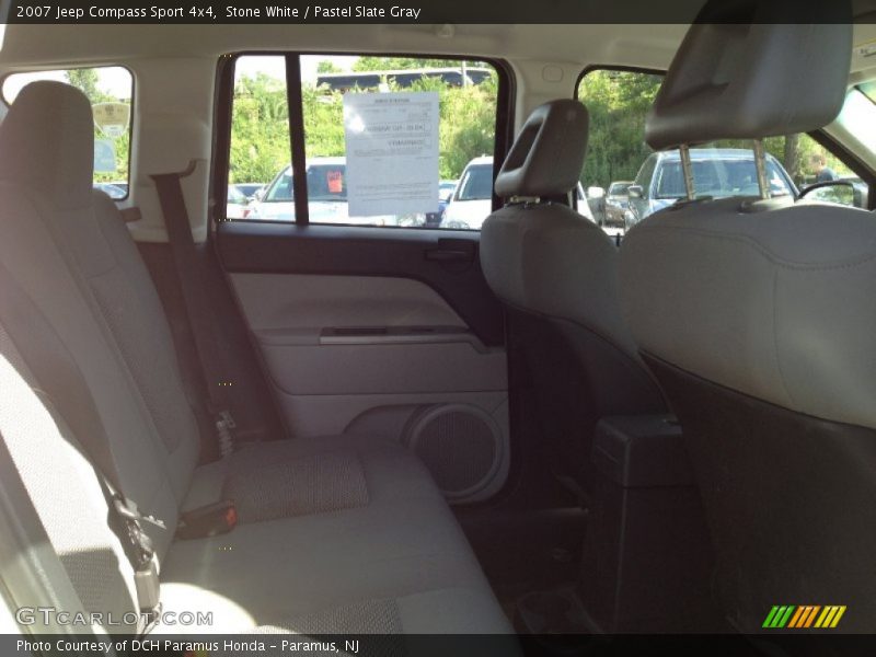Stone White / Pastel Slate Gray 2007 Jeep Compass Sport 4x4