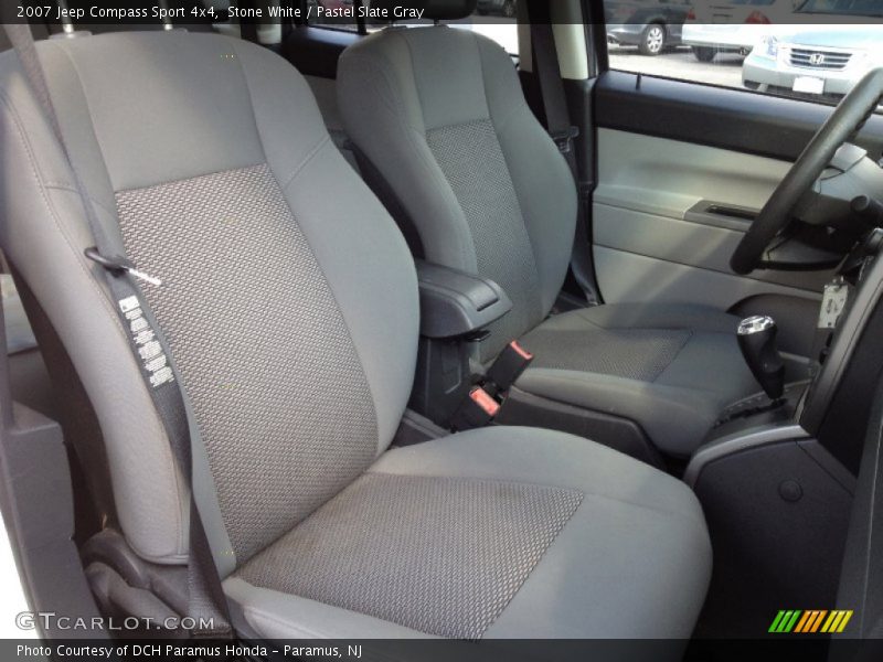 Stone White / Pastel Slate Gray 2007 Jeep Compass Sport 4x4
