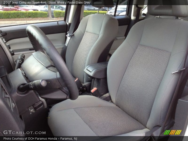 Stone White / Pastel Slate Gray 2007 Jeep Compass Sport 4x4