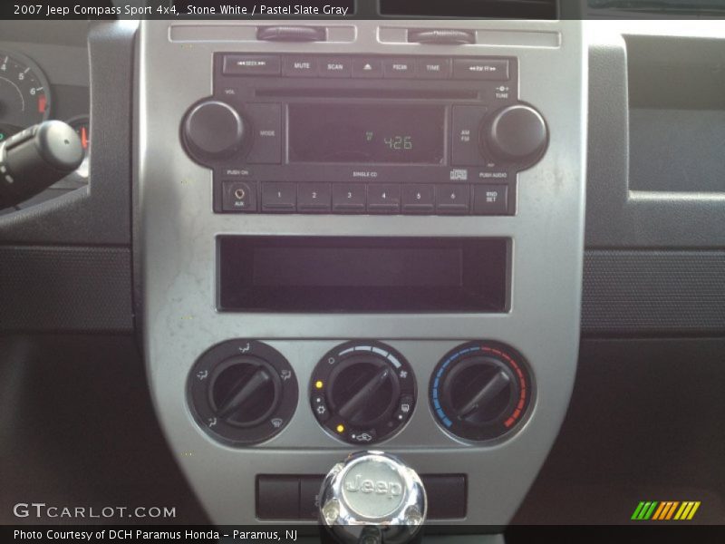 Stone White / Pastel Slate Gray 2007 Jeep Compass Sport 4x4