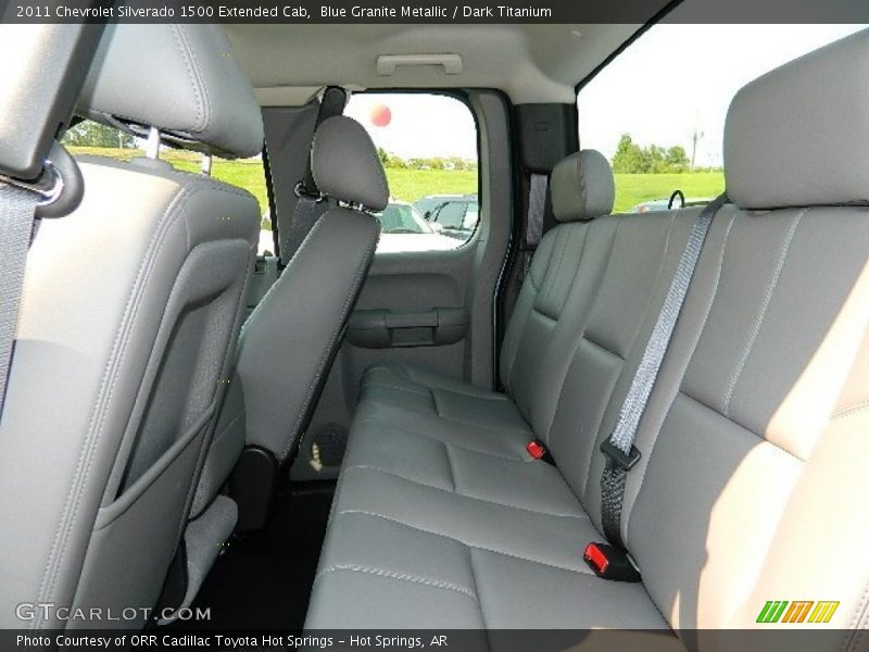 Blue Granite Metallic / Dark Titanium 2011 Chevrolet Silverado 1500 Extended Cab