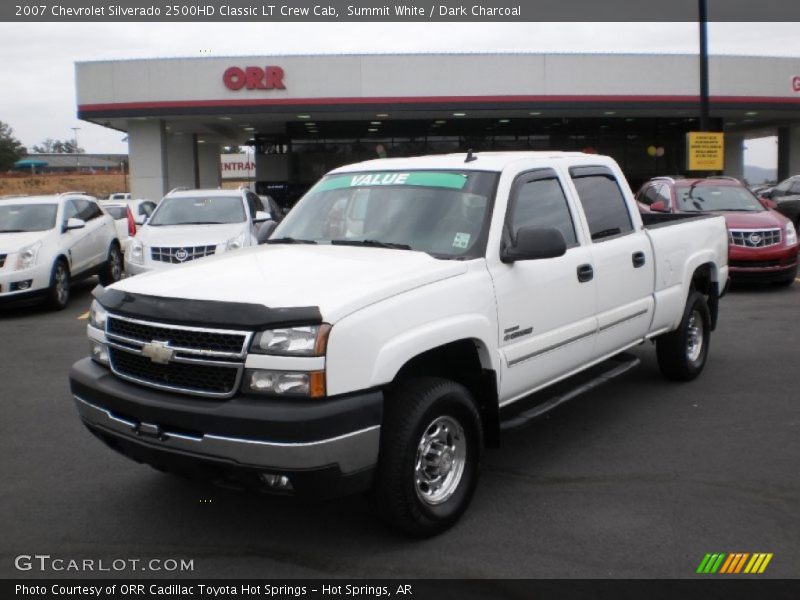 Summit White / Dark Charcoal 2007 Chevrolet Silverado 2500HD Classic LT Crew Cab