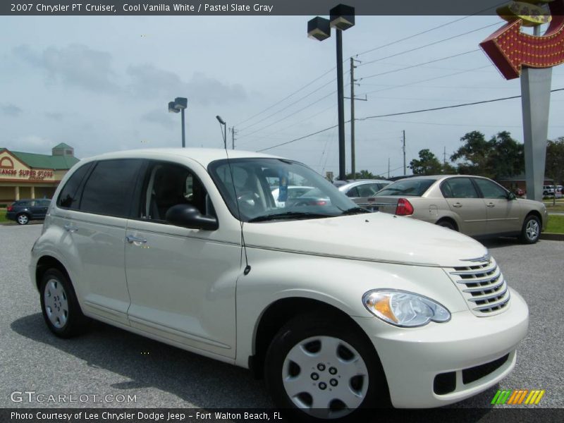 Cool Vanilla White / Pastel Slate Gray 2007 Chrysler PT Cruiser