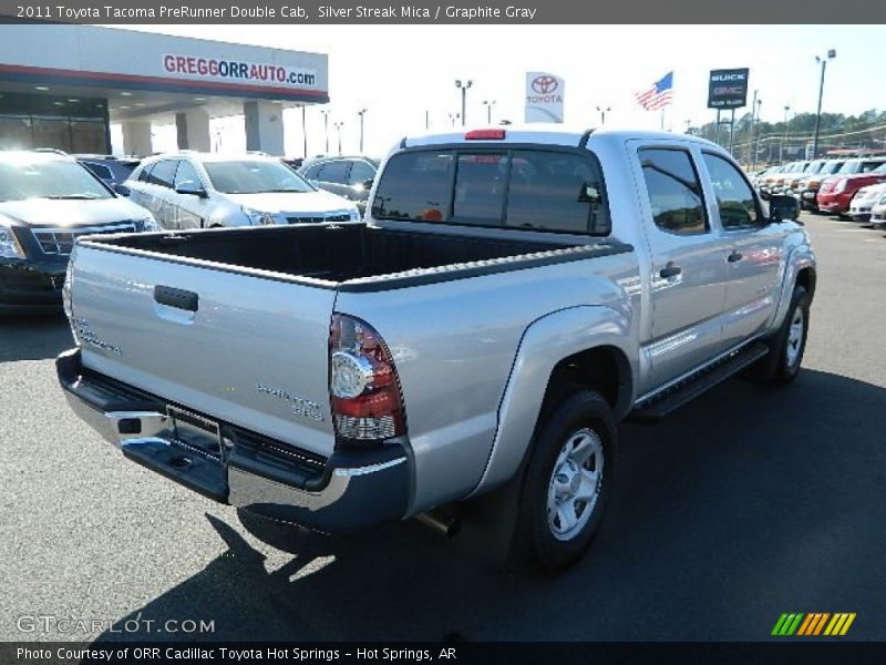 Silver Streak Mica / Graphite Gray 2011 Toyota Tacoma PreRunner Double Cab