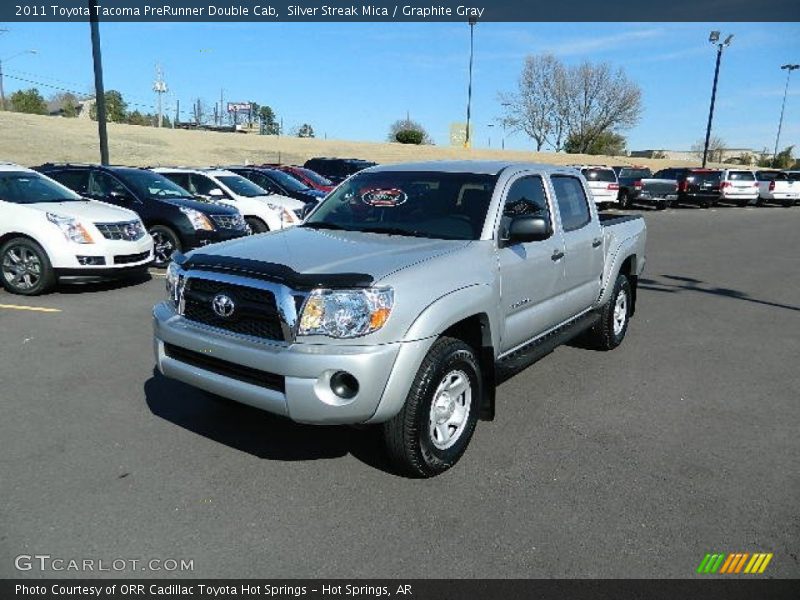 Silver Streak Mica / Graphite Gray 2011 Toyota Tacoma PreRunner Double Cab