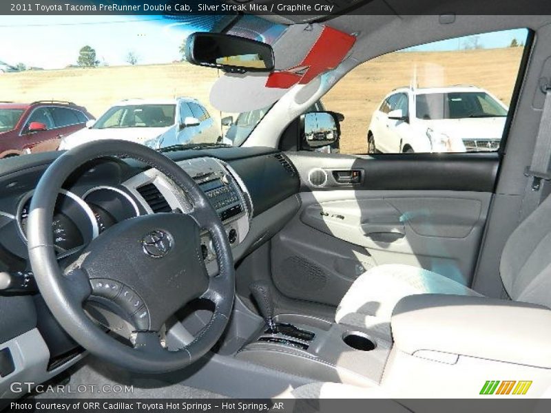 Silver Streak Mica / Graphite Gray 2011 Toyota Tacoma PreRunner Double Cab