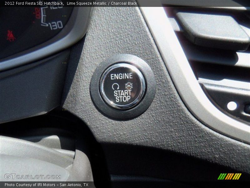 Controls of 2012 Fiesta SES Hatchback