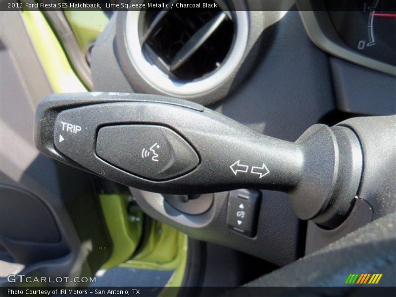 Controls of 2012 Fiesta SES Hatchback