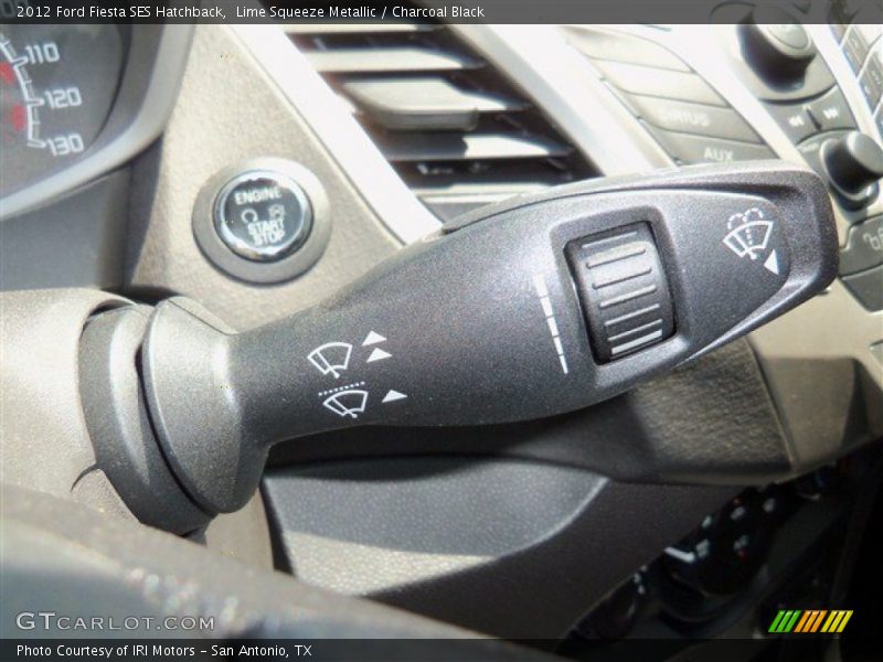 Controls of 2012 Fiesta SES Hatchback