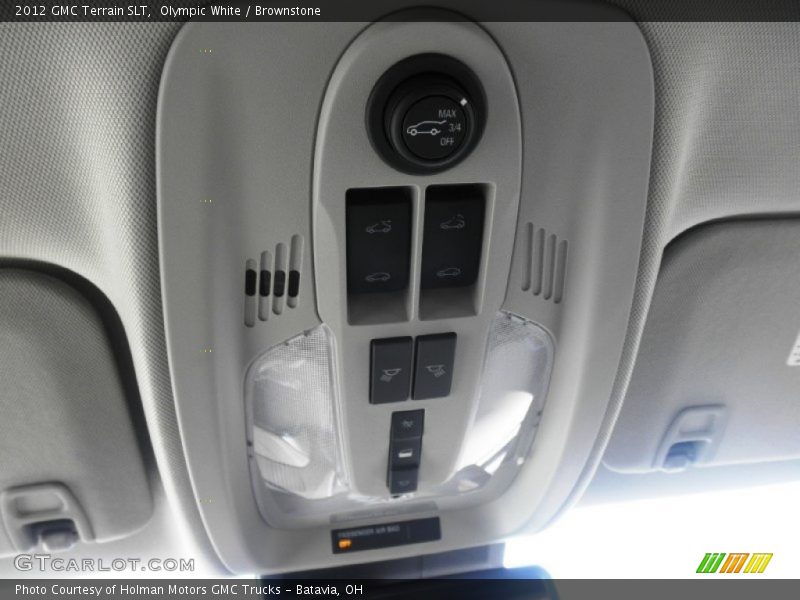 Olympic White / Brownstone 2012 GMC Terrain SLT