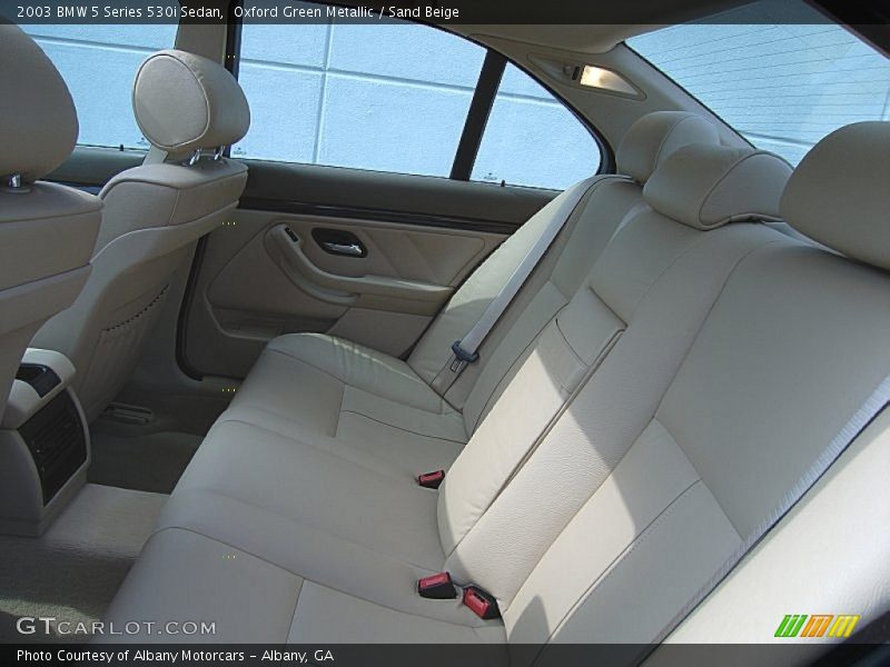 Oxford Green Metallic / Sand Beige 2003 BMW 5 Series 530i Sedan