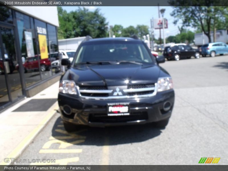 Kalapana Black / Black 2008 Mitsubishi Endeavor SE AWD