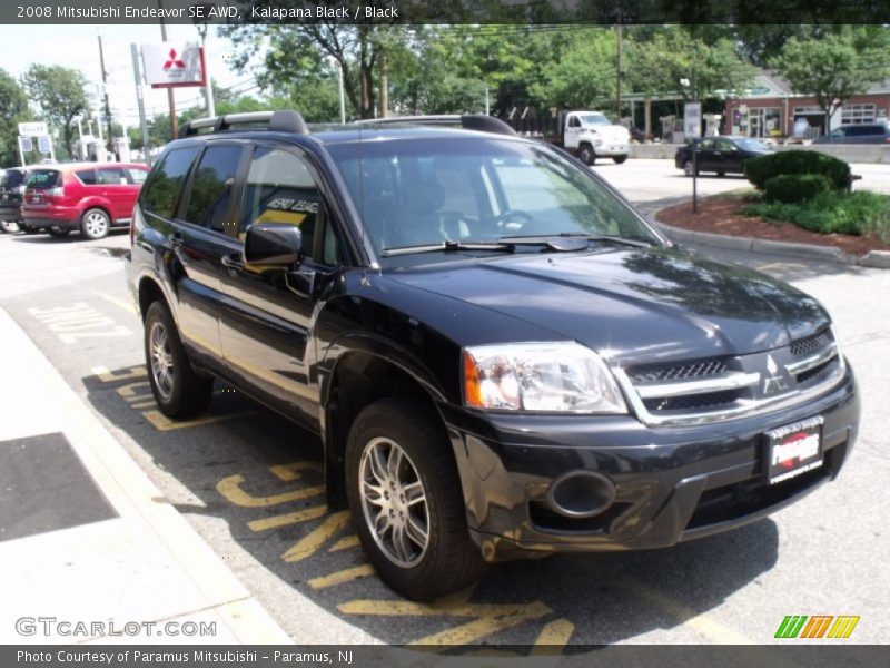 Kalapana Black / Black 2008 Mitsubishi Endeavor SE AWD