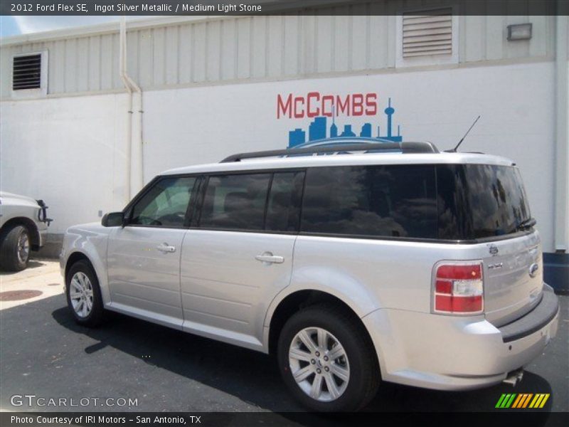 Ingot Silver Metallic / Medium Light Stone 2012 Ford Flex SE