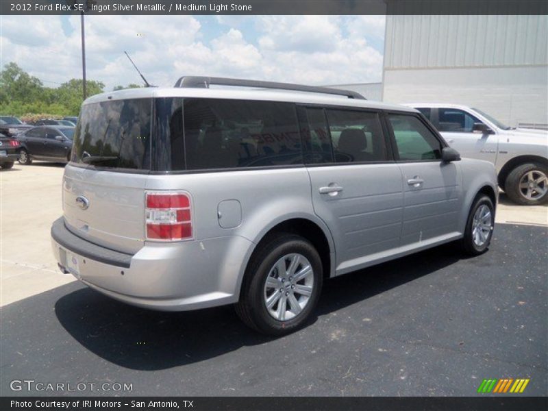 Ingot Silver Metallic / Medium Light Stone 2012 Ford Flex SE