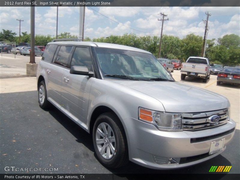 Ingot Silver Metallic / Medium Light Stone 2012 Ford Flex SE