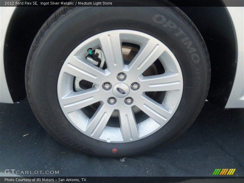 Ingot Silver Metallic / Medium Light Stone 2012 Ford Flex SE