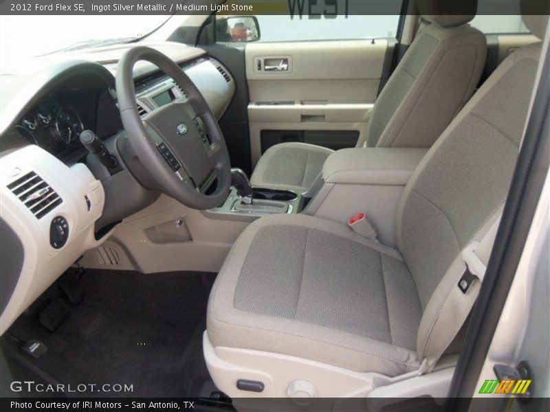 Ingot Silver Metallic / Medium Light Stone 2012 Ford Flex SE