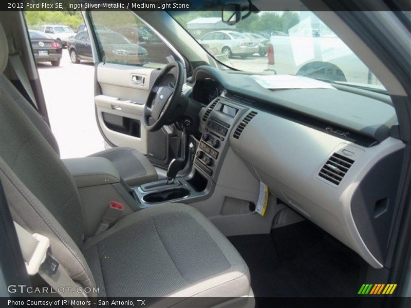 Ingot Silver Metallic / Medium Light Stone 2012 Ford Flex SE