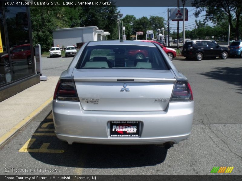 Liquid Silver Metallic / Gray 2007 Mitsubishi Galant GTS V6