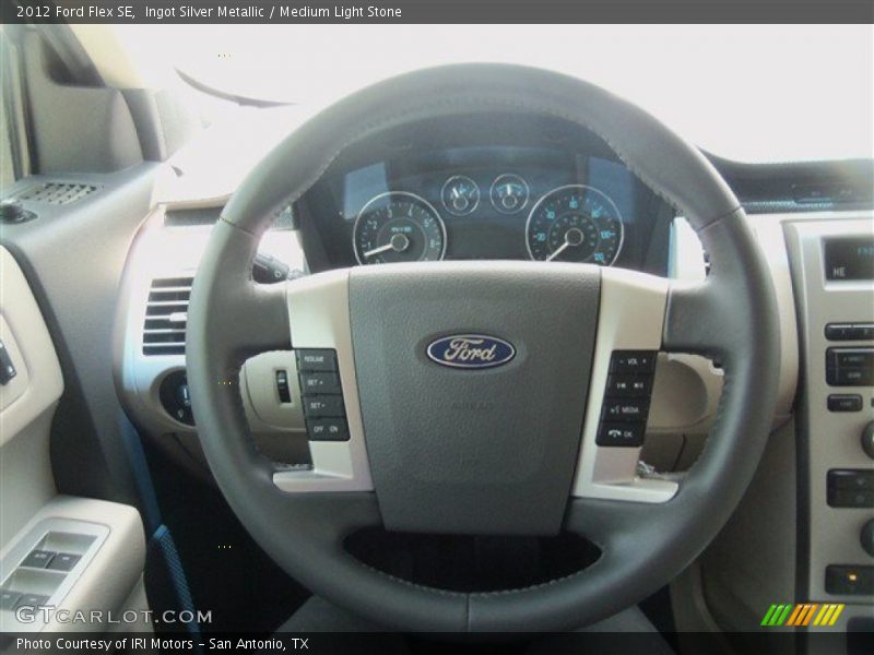 Ingot Silver Metallic / Medium Light Stone 2012 Ford Flex SE