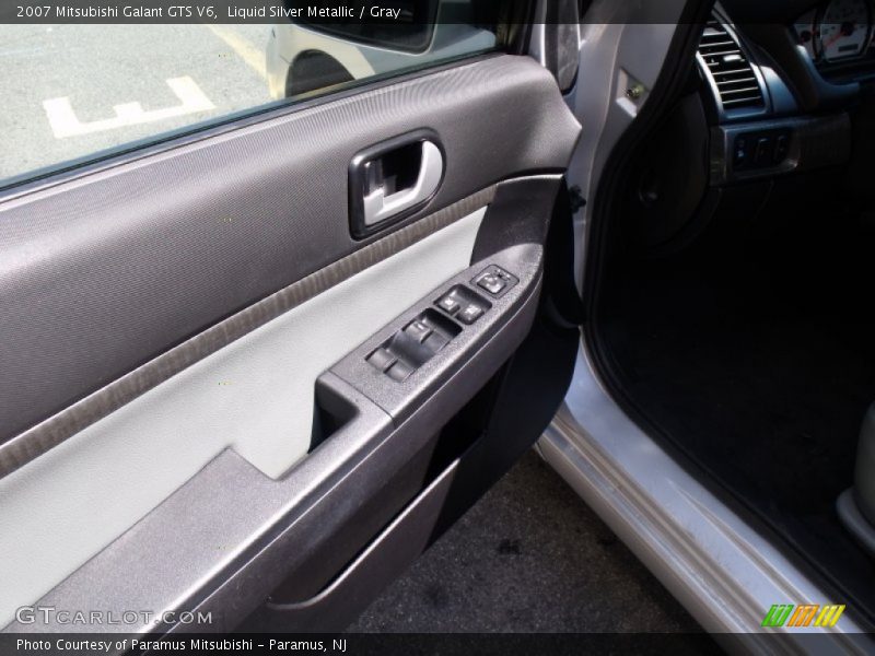 Liquid Silver Metallic / Gray 2007 Mitsubishi Galant GTS V6