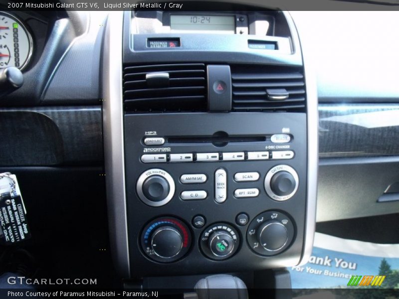 Liquid Silver Metallic / Gray 2007 Mitsubishi Galant GTS V6