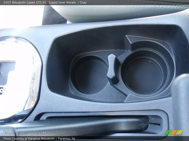 Liquid Silver Metallic / Gray 2007 Mitsubishi Galant GTS V6