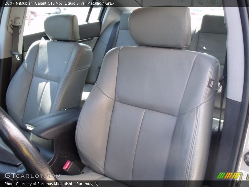 Liquid Silver Metallic / Gray 2007 Mitsubishi Galant GTS V6